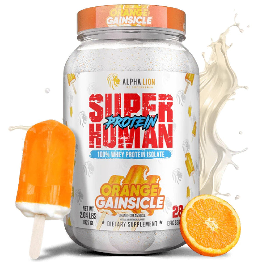 Alpha Lion Superhuman Protein Protein Alpha Lion Size: 2 Lbs. Flavor: Orange Creamsicle