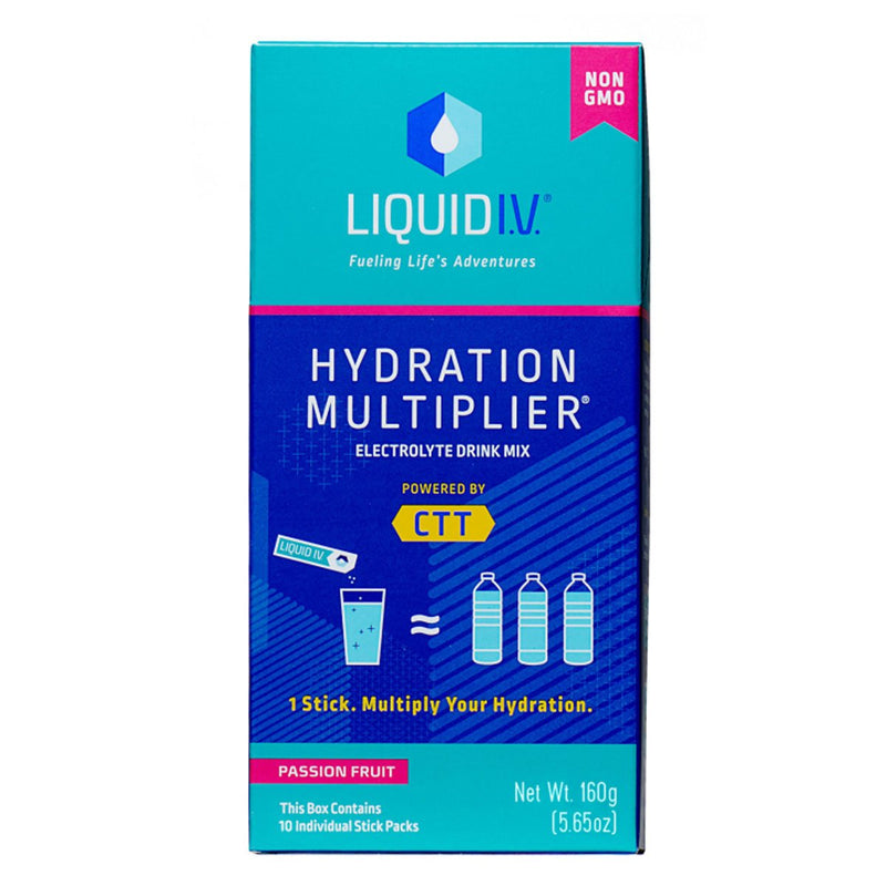 Liquid IV Hydration Packets Vitamins Liquid IV Size: 10 Packets Flavor: Passion Fruit