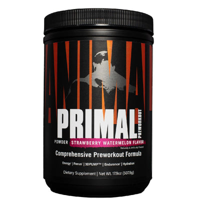 ANIMAL Primal Pre-Workout ANIMAL Size: 25 Servings Flavor: Strawberry Watermelon