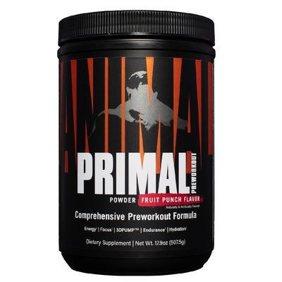 ANIMAL Primal Pre-Workout ANIMAL Size: 25 Servings Flavor: Fruit Punch