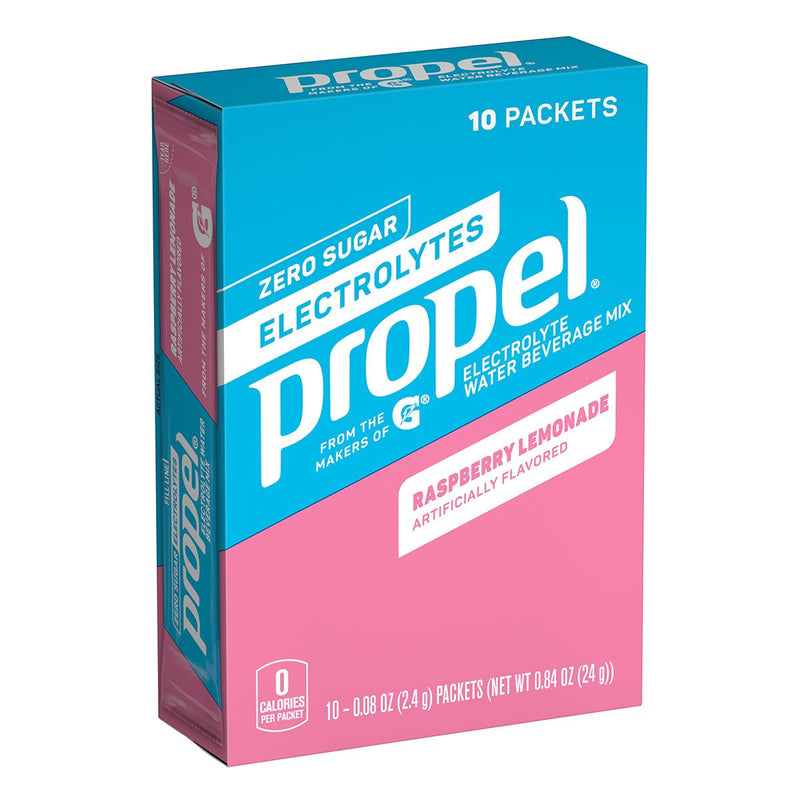Gatorade Propel Water Powder Pack Hydration Gatorade Size: 10 Packets Flavor: Raspberry Lemonade