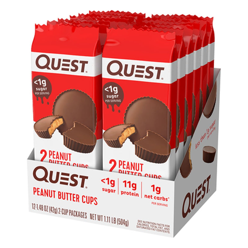Quest Peanut Butter Cups Healthy Snacks Quest Nutrition Size: 12 - 2 Packs Flavor: Peanut Butter Cups