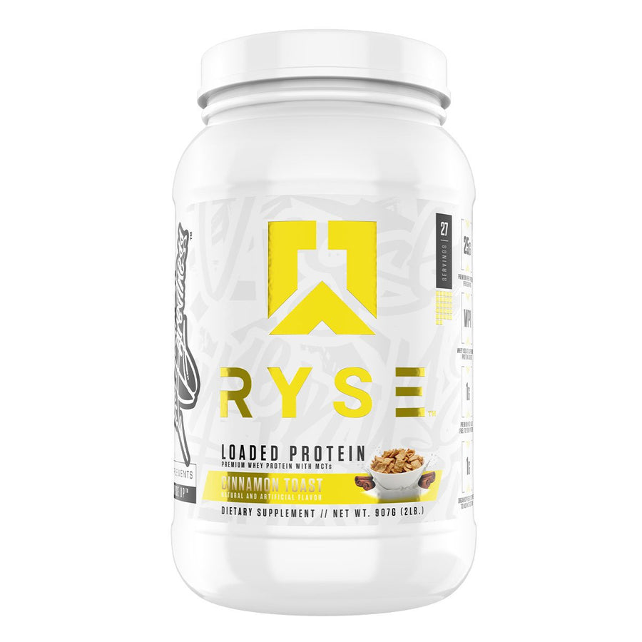 Loaded Protein Protein RYSE Size: 2 lbs. Flavor: Cinnamon Crunch