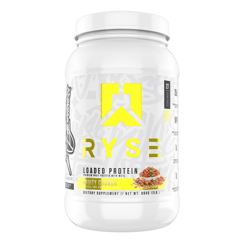 Loaded Protein Protein RYSE Size: 2 lbs. Flavor: Fruity Crunch Cereal