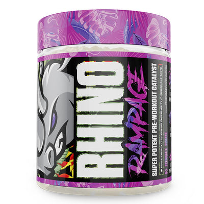Rhino Rampage Pre Workout Pre-Workout Musclesport Size: 30 Servings Flavor: Jungle Juice