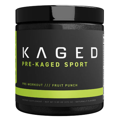 Pre-Kaged Sport Pre Workout Pre-Workout KAGED Size: Kaged Sport 20 Servings Flavor: Fruit Punch