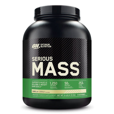 Optimum Nutrition Serious Mass Protein Mass Gainers Optimum Nutrition Size: 6 Lbs. Flavor: Vanilla