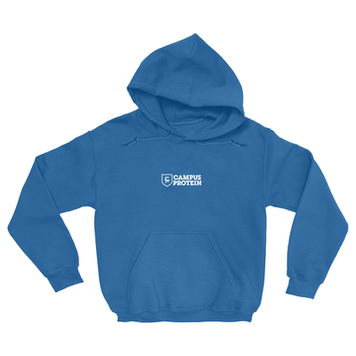 @campusprotein hoodie Apparel & Accessories CampusProtein.com Sleeve Print Placement: No Sleeve Print Colors: Black, Royal Sizes: Small (S), Medium (M), Large (L), Extra Large (XL), XXL (2XL)