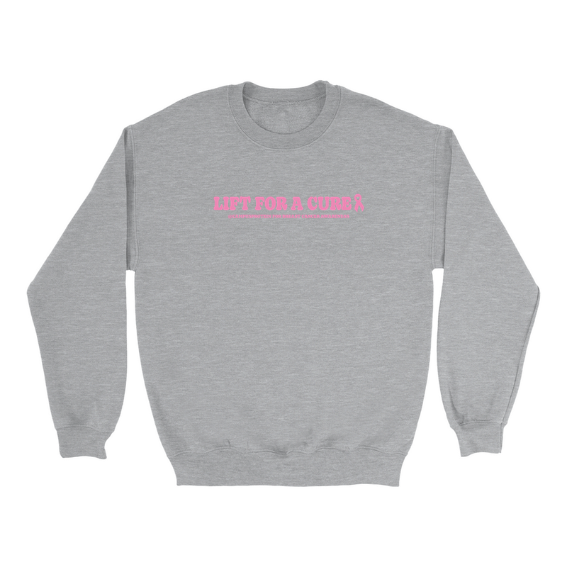 Lift for a cure sweatshirt Apparel & Accessories CampusProtein.com Colors: Sport Grey Sizes: Small (S)