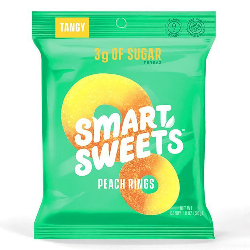 Smart Sweets Healthy Candies Healthy Snacks Smart Sweets Size: 12 Pack Flavor: Peach Rings
