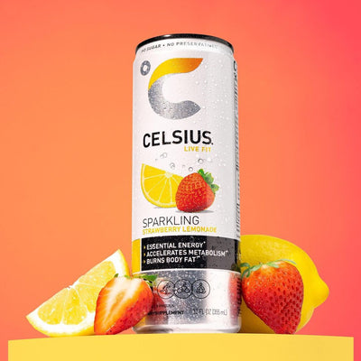 Meet Celsius' Newest Flavors: Sparkling Strawberry Lemonade and Arctic Vibe - Sparkling Frozen Berry