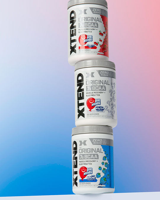 AirHead Amino Collab with XTEND BCAAs Cherry Mystery Blue Raspberry