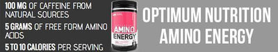 Supplement Reviews: Optimum Amino Energy