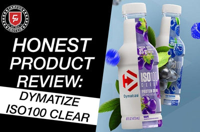 Honest Product Review: Dymatize ISO100 Clear Protein Bottles