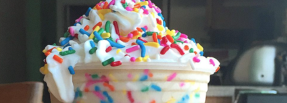 Protein Birthday Cake Batter Frappe