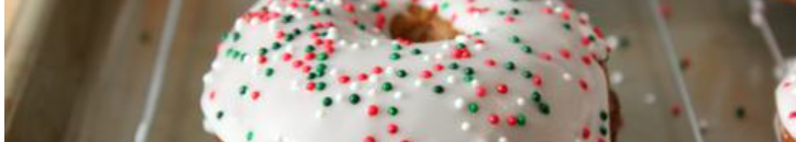 Iced Gingerbread Protein Donuts