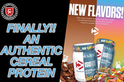 ALERT: Post and Dymatize Created Fruity Pebbles and Cocoa Pebbles Whey Protein Flavors