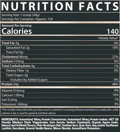 #nutrition facts_10 Lbs / Vanilla