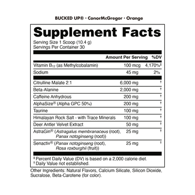 #nutrition facts_30 Servings / Orange