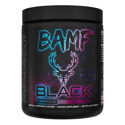 Bucked Up BAMF Black High Stimulant Nootropic Pre Workout