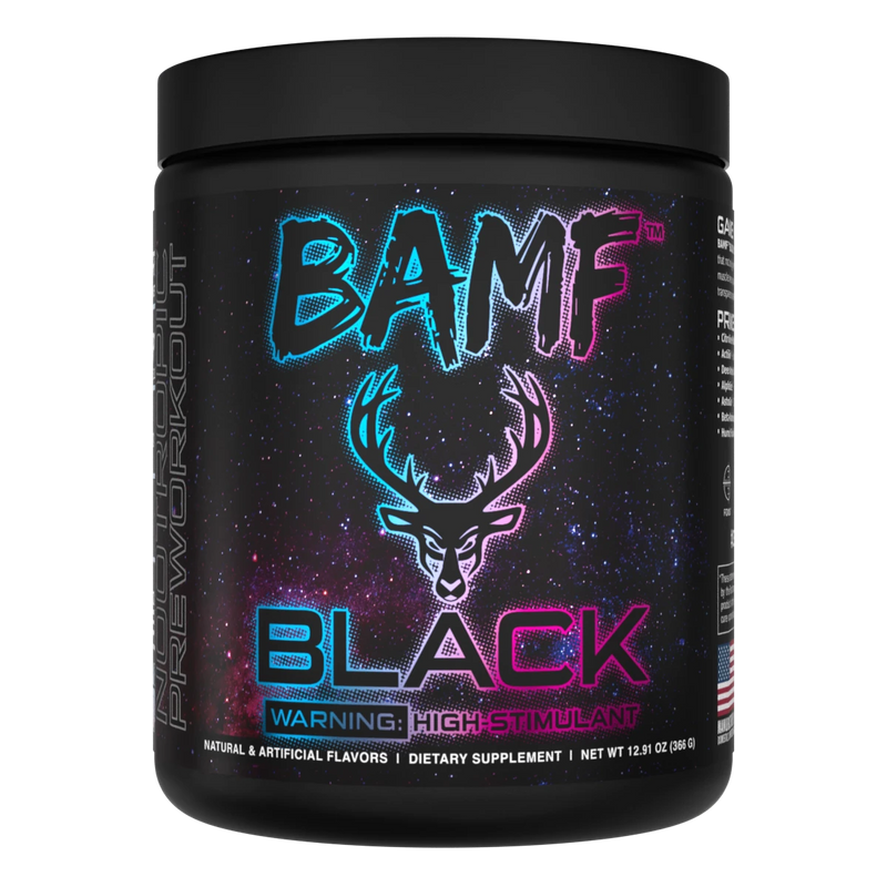 Bucked Up BAMF Black High Stimulant Nootropic Pre Workout