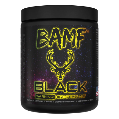 Bucked Up BAMF Black High Stimulant Nootropic Pre Workout