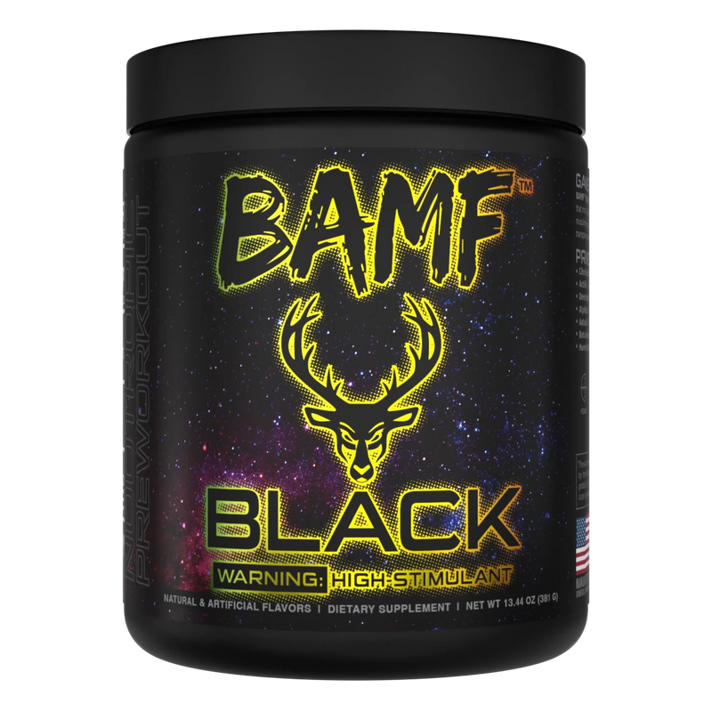 Bucked Up BAMF Black High Stimulant Nootropic Pre Workout