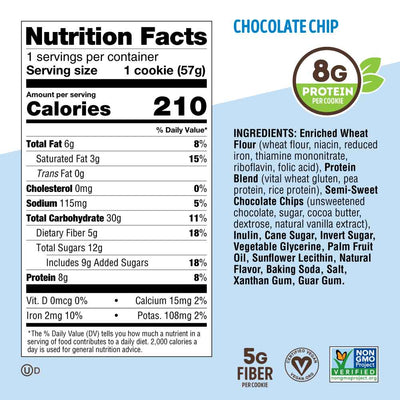 #nutrition facts_12 Cookies / Chocolate Chip