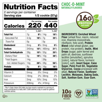 #nutrition facts_12 Cookies / Chocolate Mint