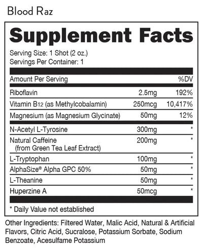 #nutrition facts_12 ct / Blood Raz