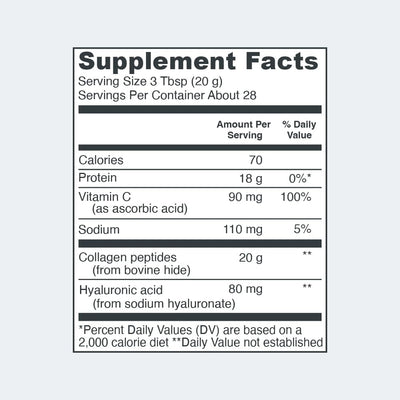 #nutrition facts_28 Servings