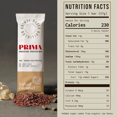 #nutrition facts_7 Pack / Salted Caramel