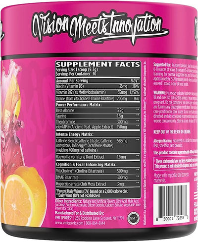 #nutrition facts_30 Servings / Pink Lemonade