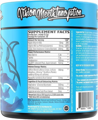 #nutrition facts_30 Servings / Blue Shark Gummy