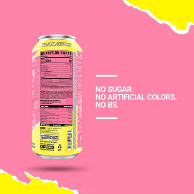 #nutrition facts_12 Cans / Pink Lemonade