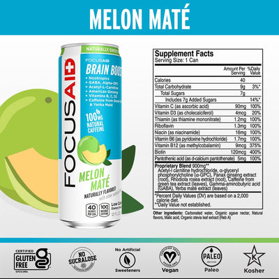 #nutrition facts_12 Cans / Melon Mate