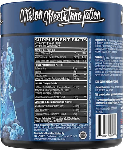 #nutrition facts_30 Servings / Blue Raspberry