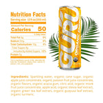 GURU Organic Energy Drink Energy Drink GURU Energy Size: 12 Cans Flavor: Guayusa Tropical Punch, Lite, Original, Yerba Mate, Matcha