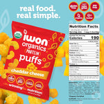 IWON Organics Protein Puffs Protein Food IWON Organics Size: 8 Bags Flavor: Caramelized Onion, Cheddar Cheese, Jalapeno Pineapple, Red Pepper