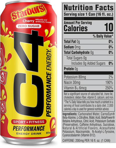 Starburst™ x Cellucor C4 Original Energy Drink – CampusProtein.com