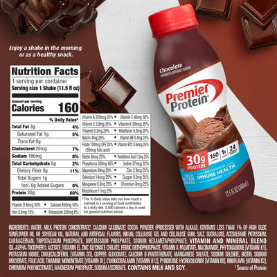 #nutrition facts_12 Pack / Chocolate