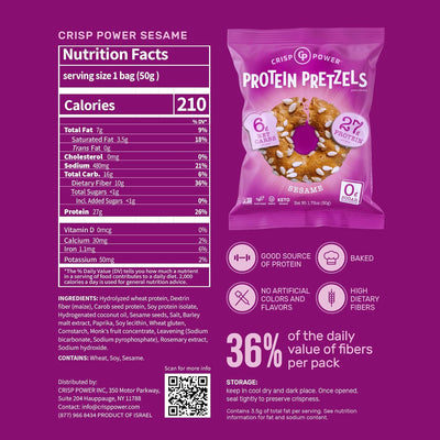 #nutrition facts_6 Pack / Sesame