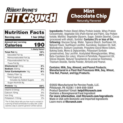 #nutrition facts_9 Pack (Snack Size) / Mint Chocolate Chip