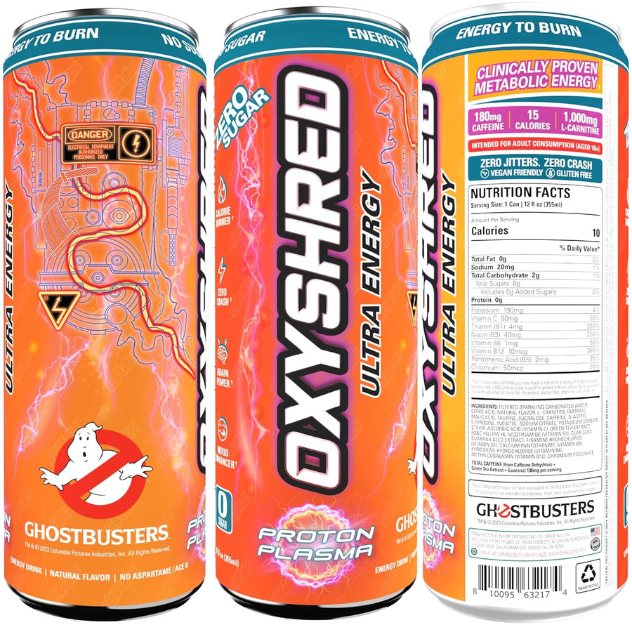 EHPlabs x Ghostbusters OxyShred Ultra Energy Drink RTD