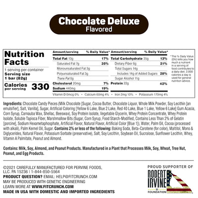 #nutrition facts_12 Bars / Chocolate Deluxe