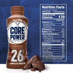 Fairlife Core Power Protein Shakes RTD Fairlife Size: 12 Bottles Flavor: Chocolate, Vanilla, Strawberry