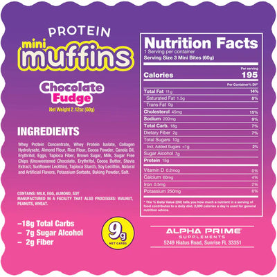#nutrition facts_12 Pack / Chocolate Fudge