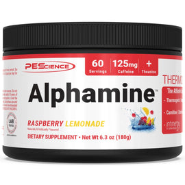 PES Alphamine Pre Workout Weight Management PEScience Size: 60 Servings Flavor: Raspberry Lemonade