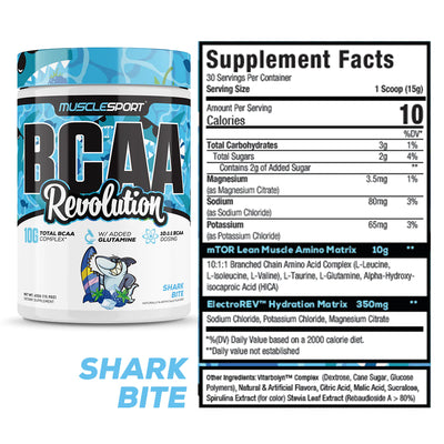 #nutrition facts_30 Scoops / Shark Bite