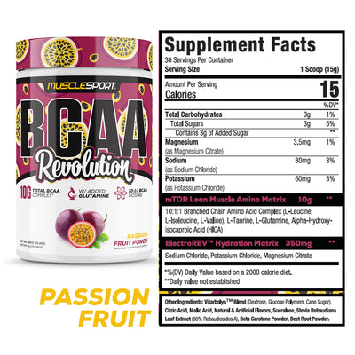 #nutrition facts_30 Scoops / Passionfruit